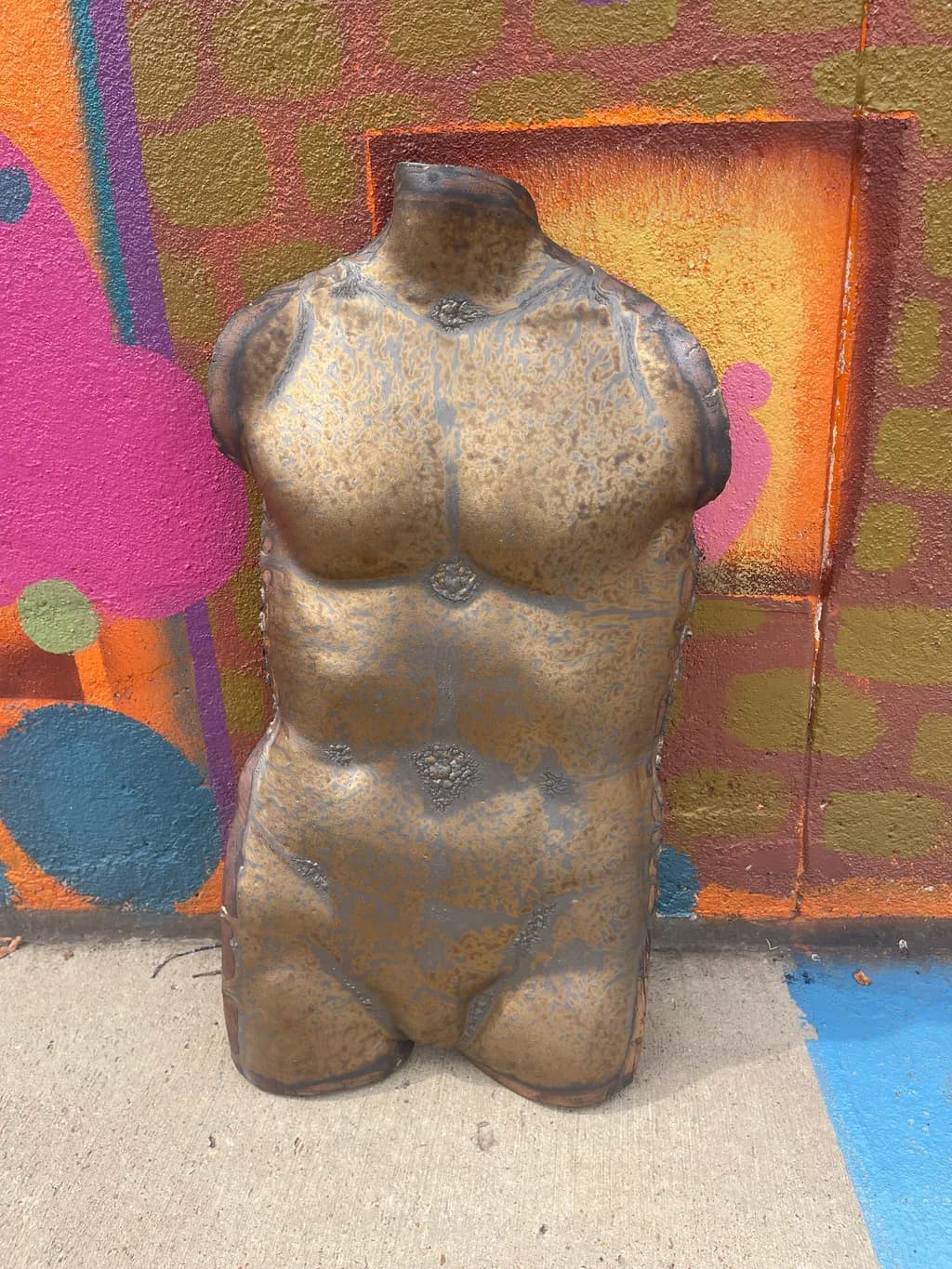 Rustic Torso Sculpture