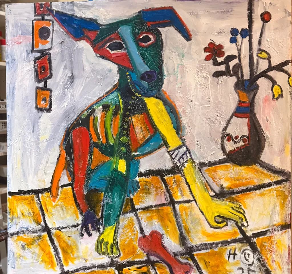 Colorful Canine Companion