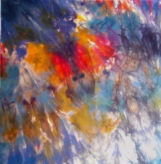 Colorful Chaos: A Whimsical Dance of Light and Color in Abstract Art