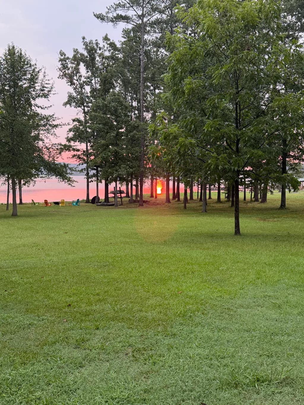 Sunset by the Lake