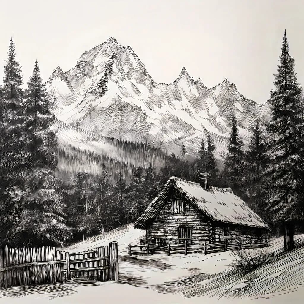 Swiss Mountain Cabin