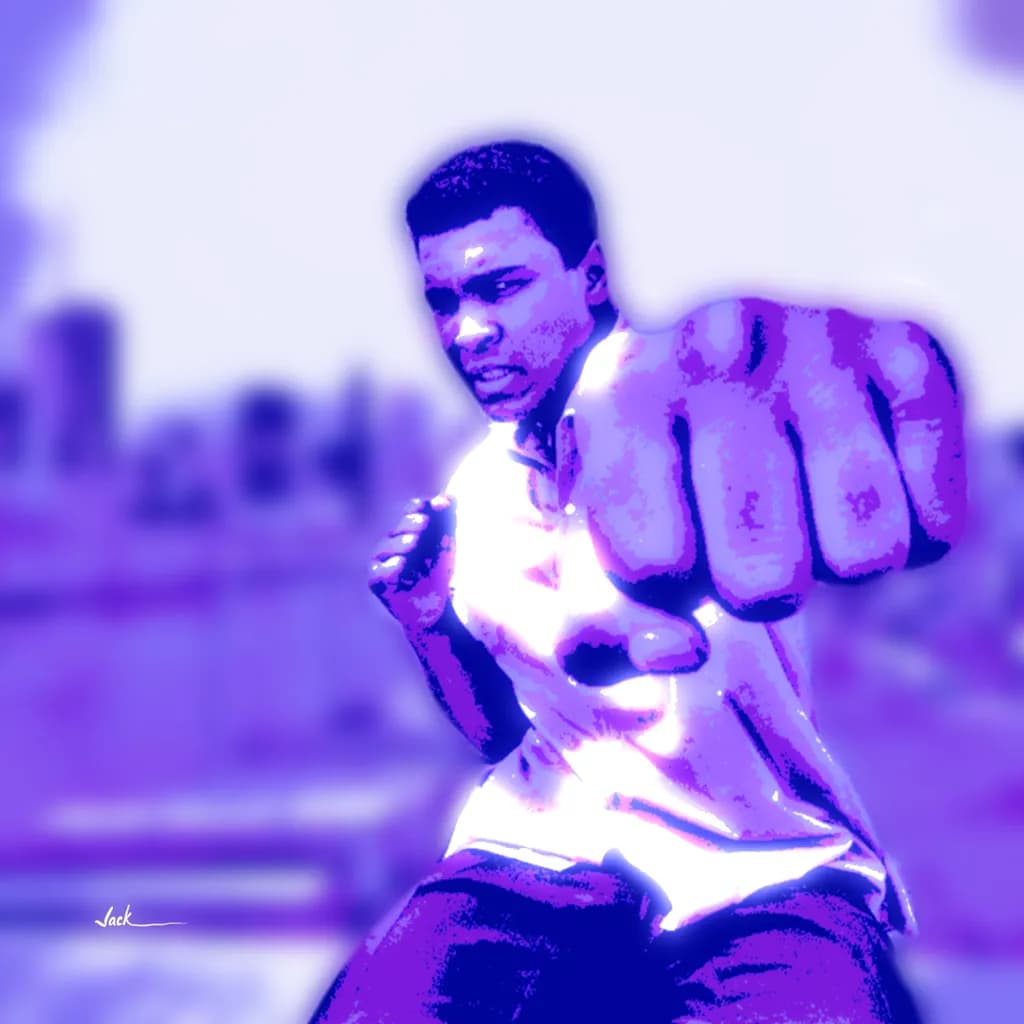 Dynamic Punch: A Vibrant Expression of Strength and Motion