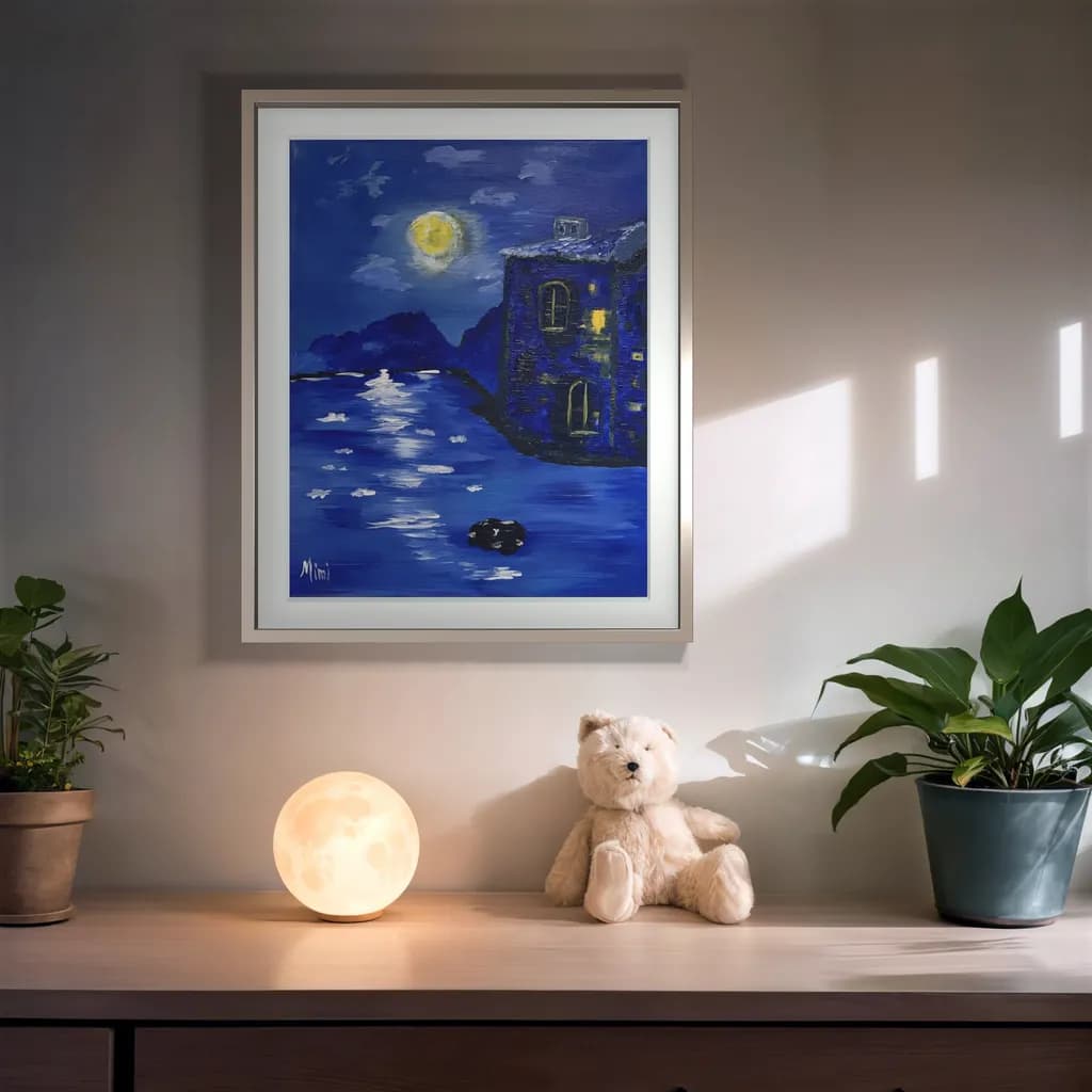 Moonlit Harbor