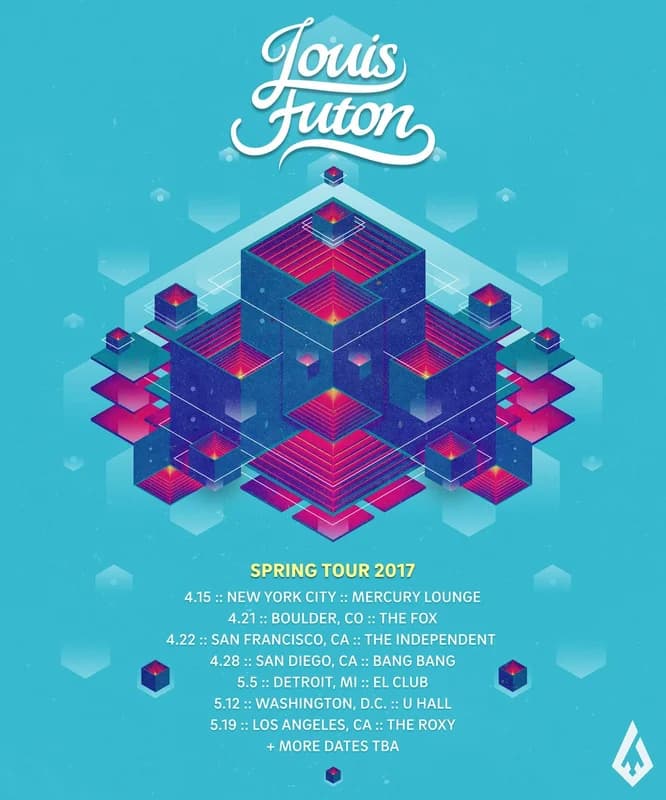 Louis Futon Tour Poster