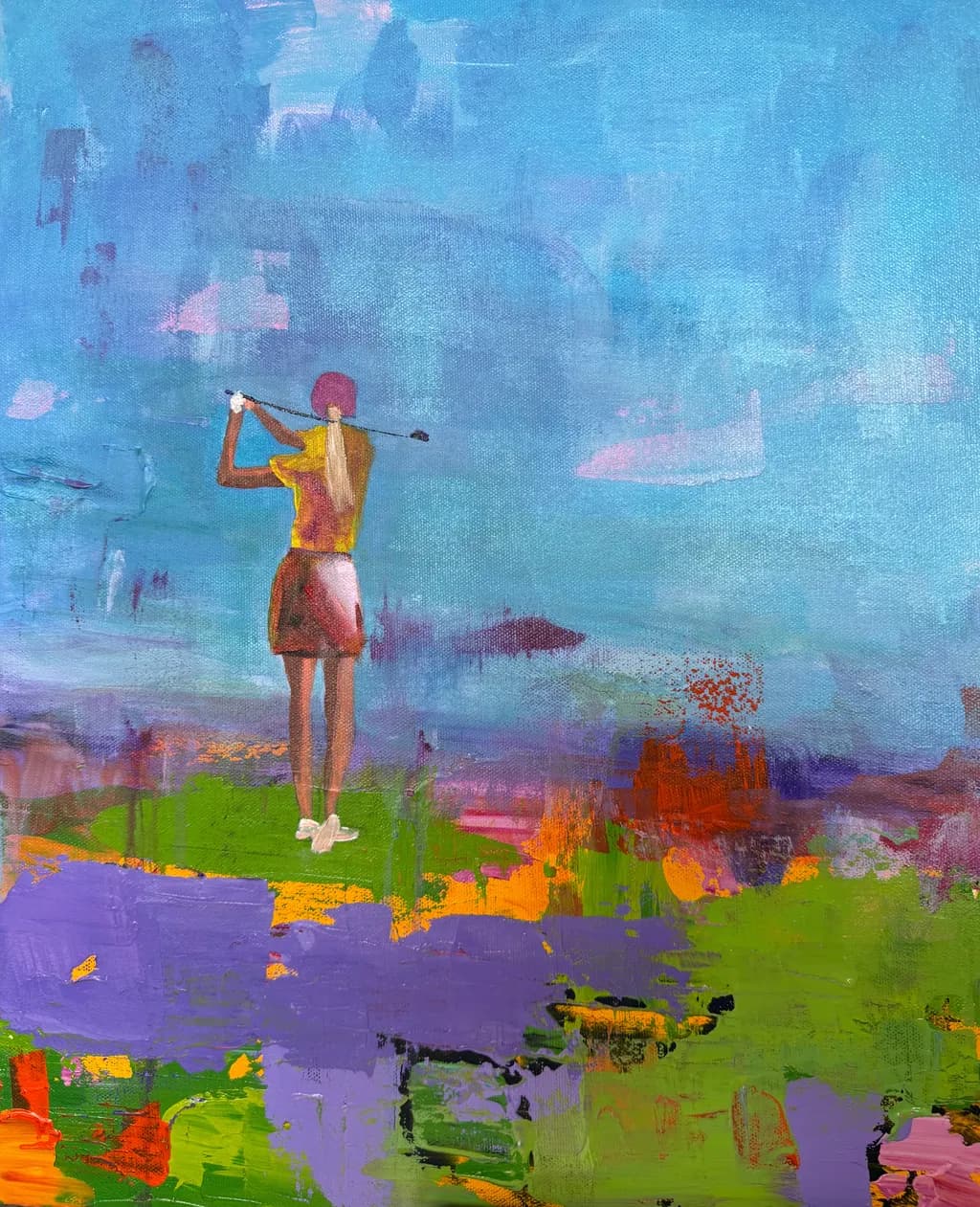 Swinging into Serenity: A Vibrant Journey on the Golf Course