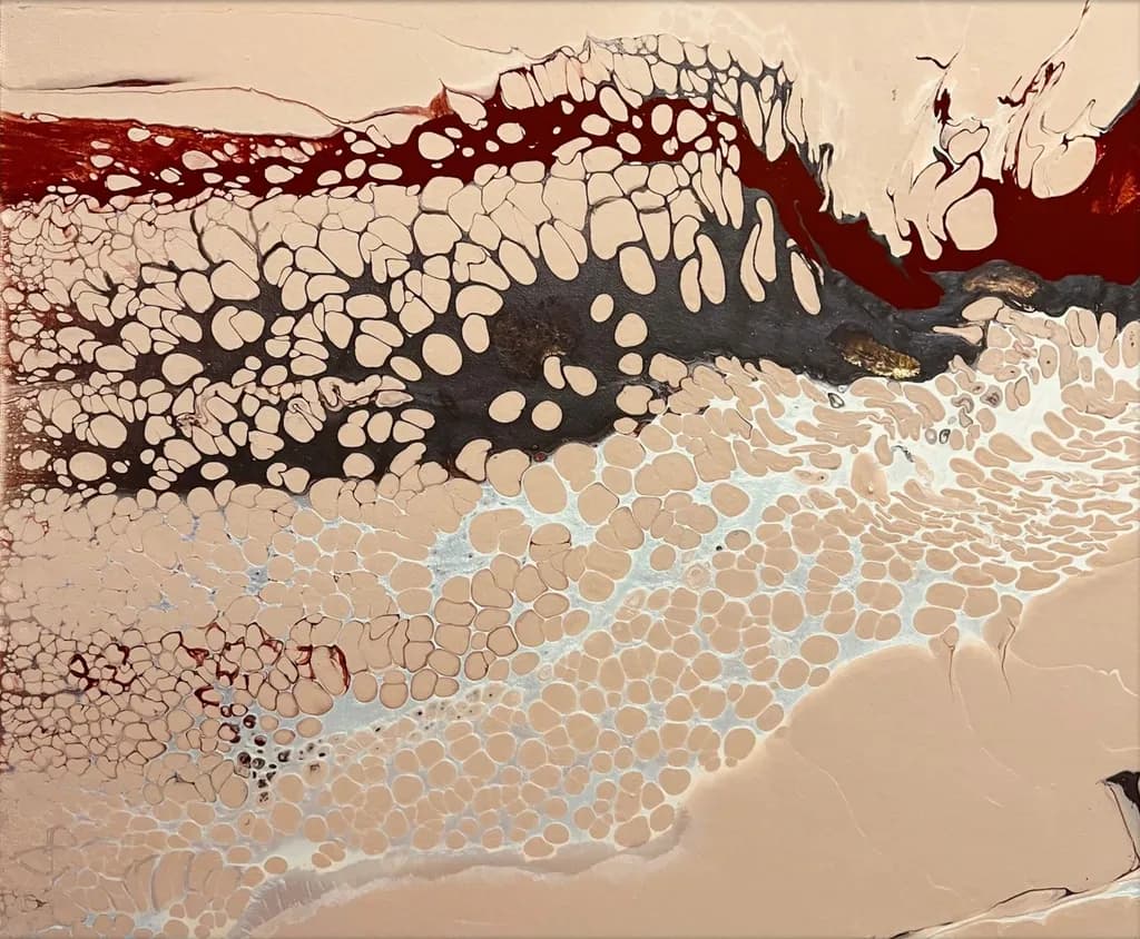 Whispers of Color: An Abstract Journey Through Fluid Textures and Patterns