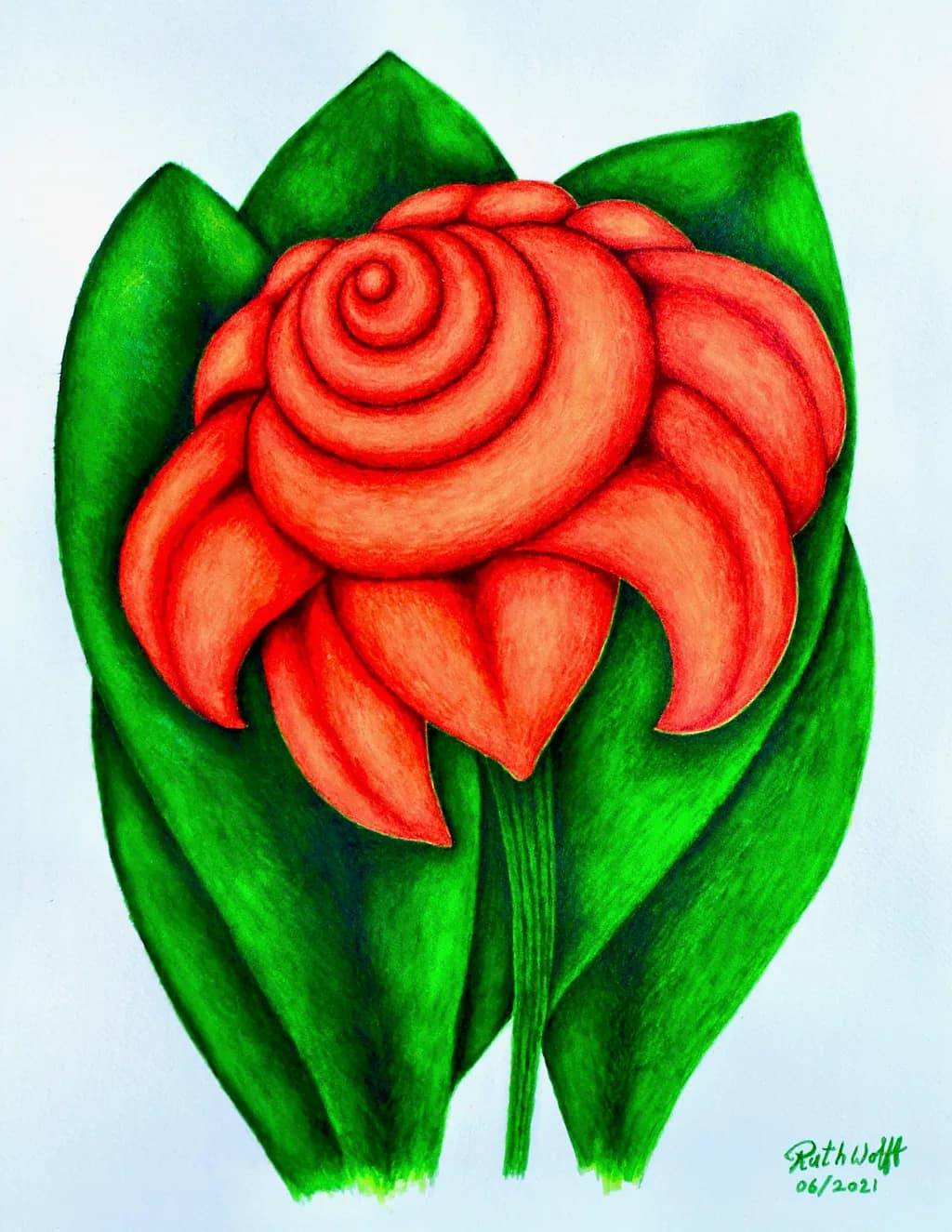 Spiral Flower Bloom