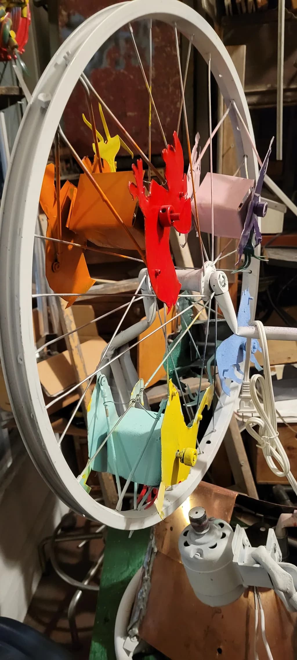 Colorful Kinetic Wheel