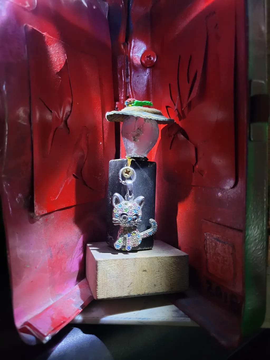 Playful Cat Sculpture