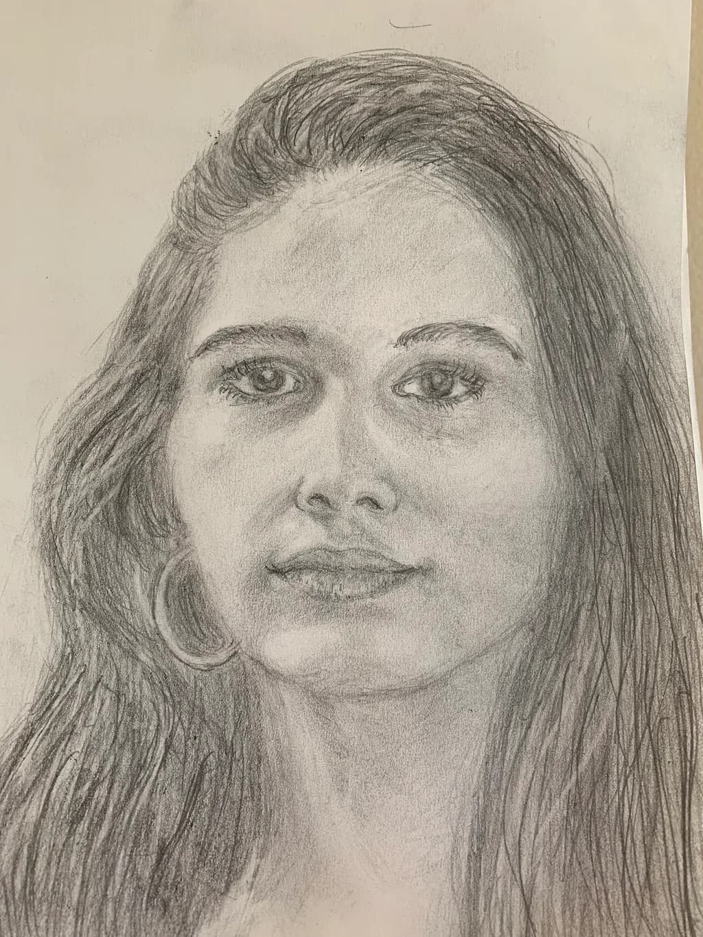 Female Portrait Sketch - Emotive Realism Portrait