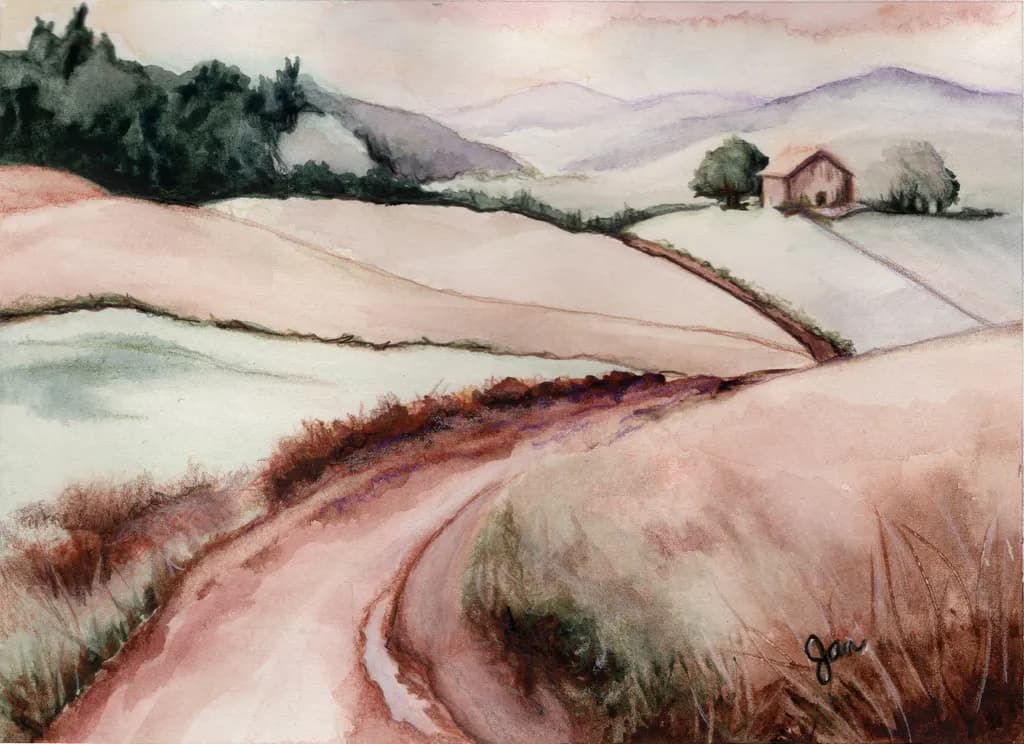 Whispers of the Countryside: A Serene Journey Through Rolling Hills and Cozy Homes