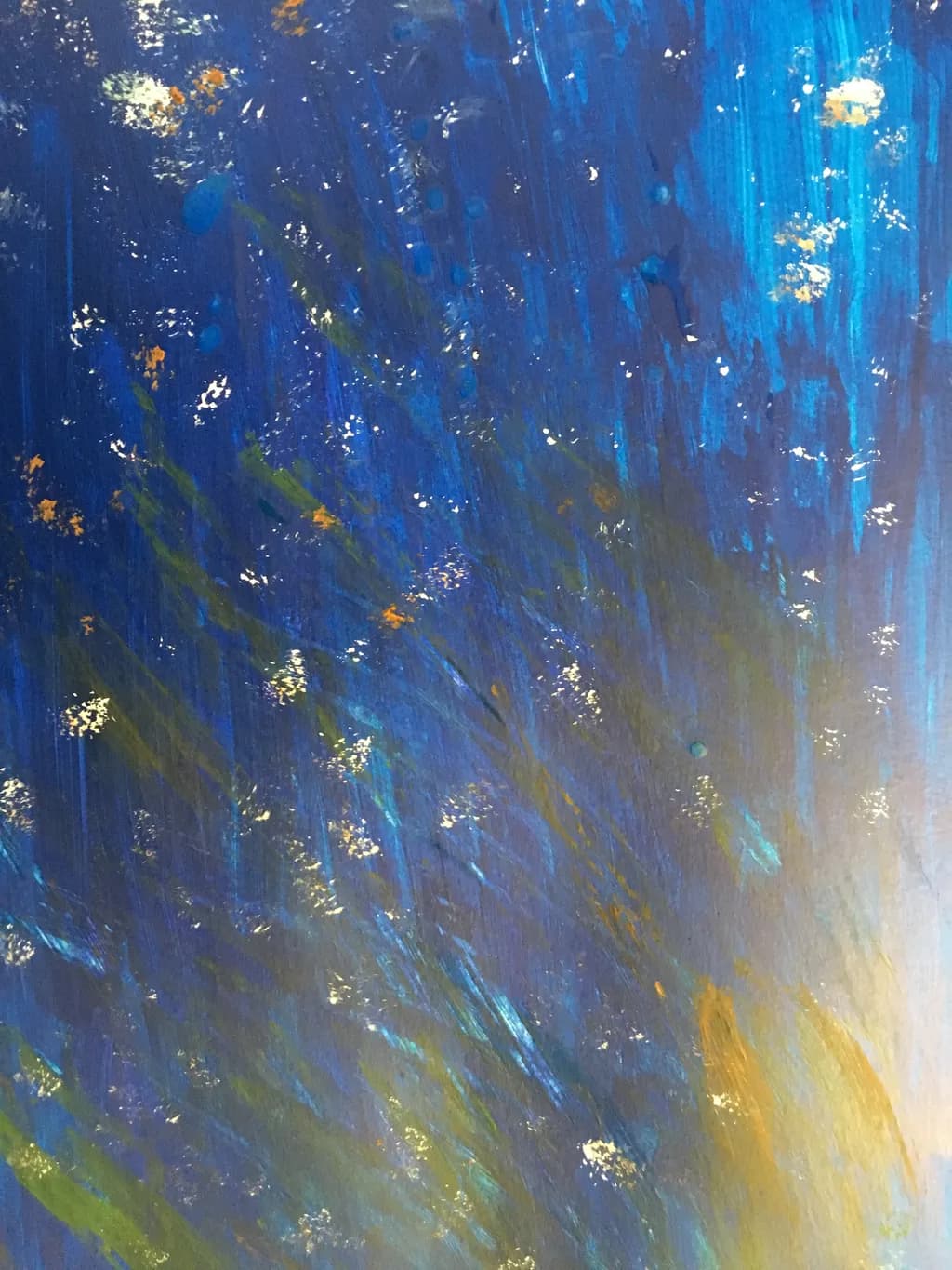 Blue Texture Burst