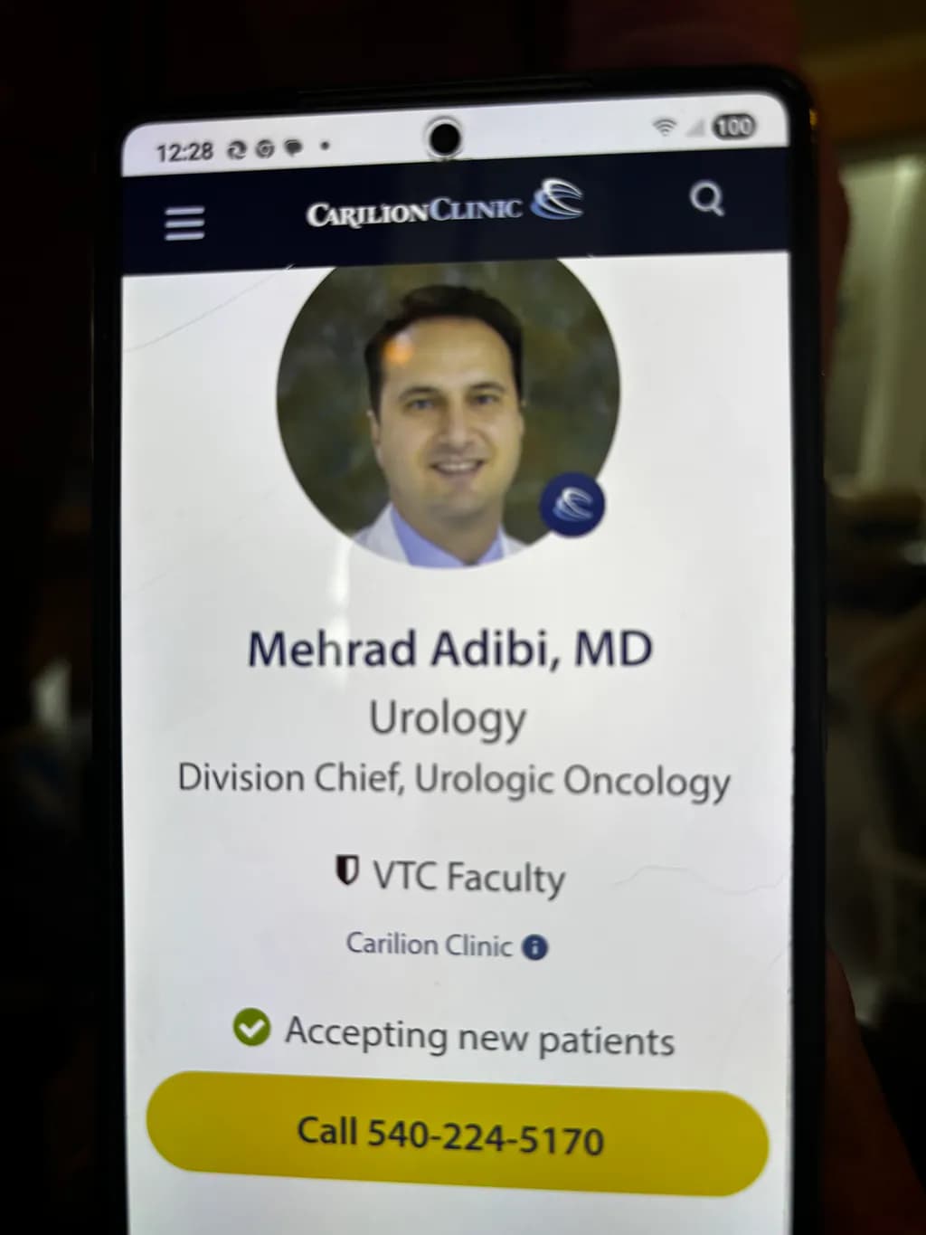 Urologic Oncology Lead
