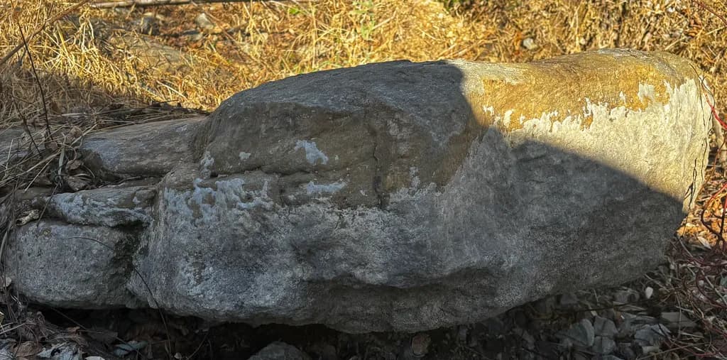 Sunlit Boulder