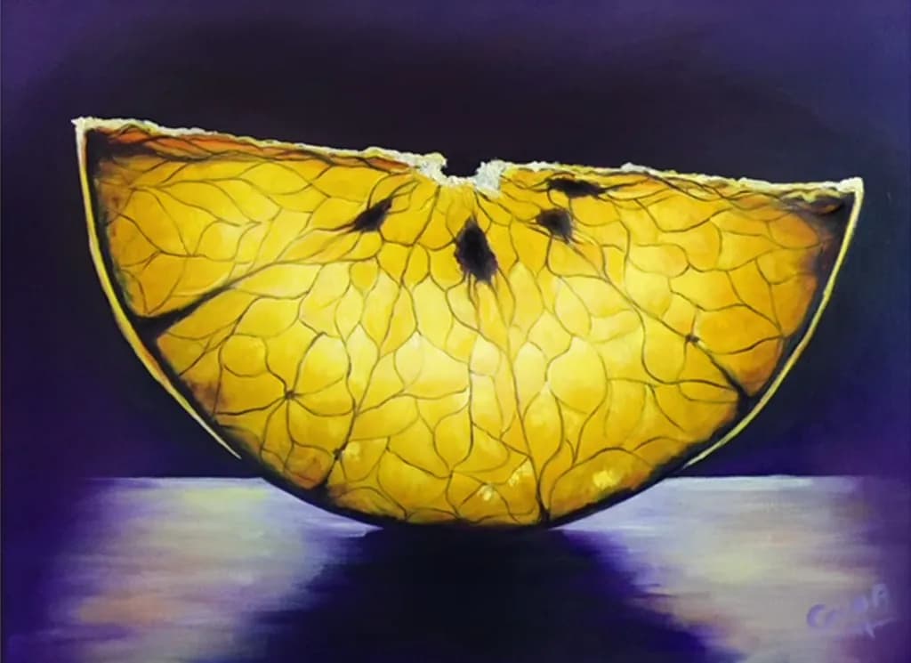 Glowing Slice of Lemon