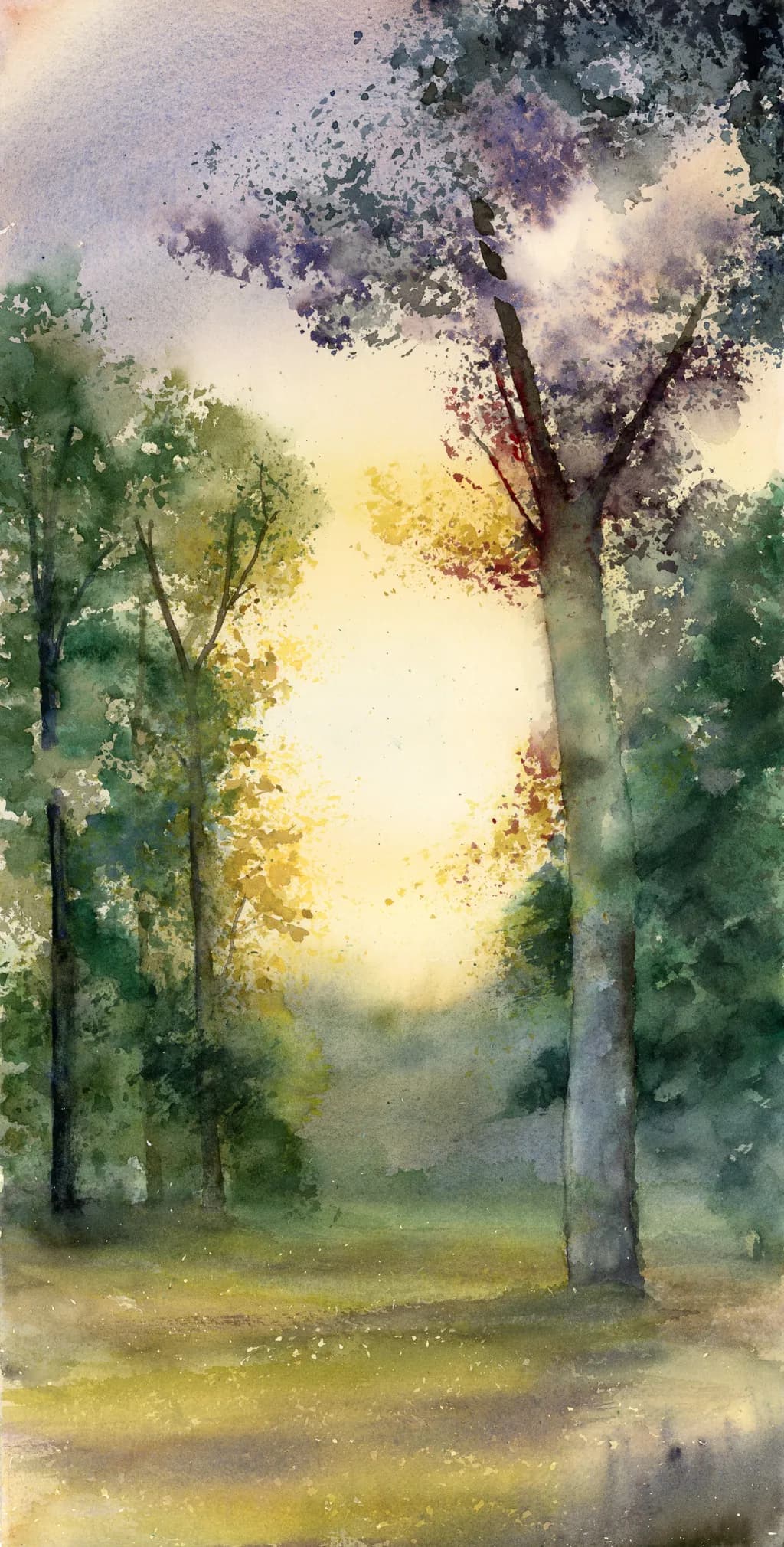 Golden Woodland Path