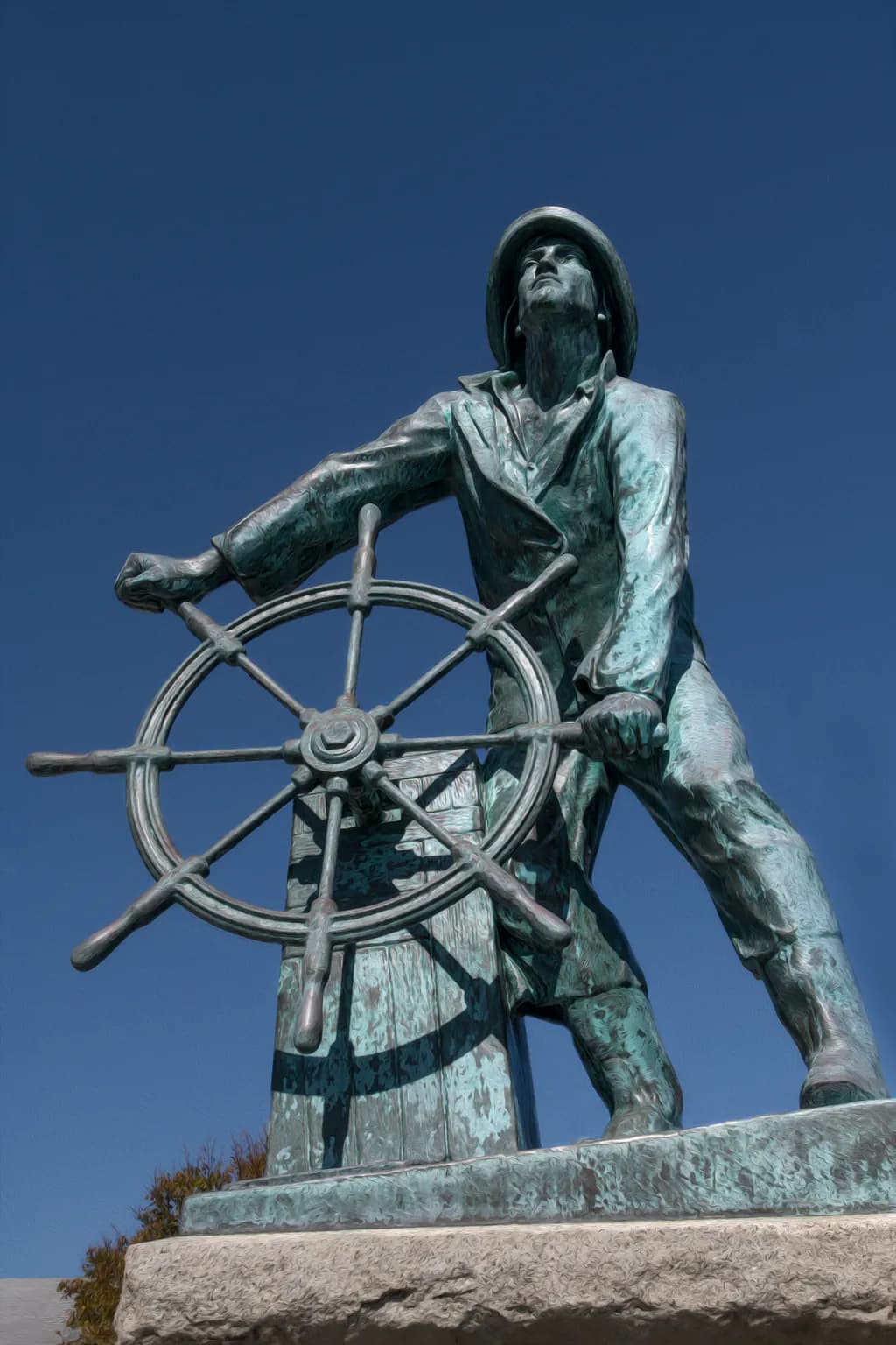 Man at the Wheel