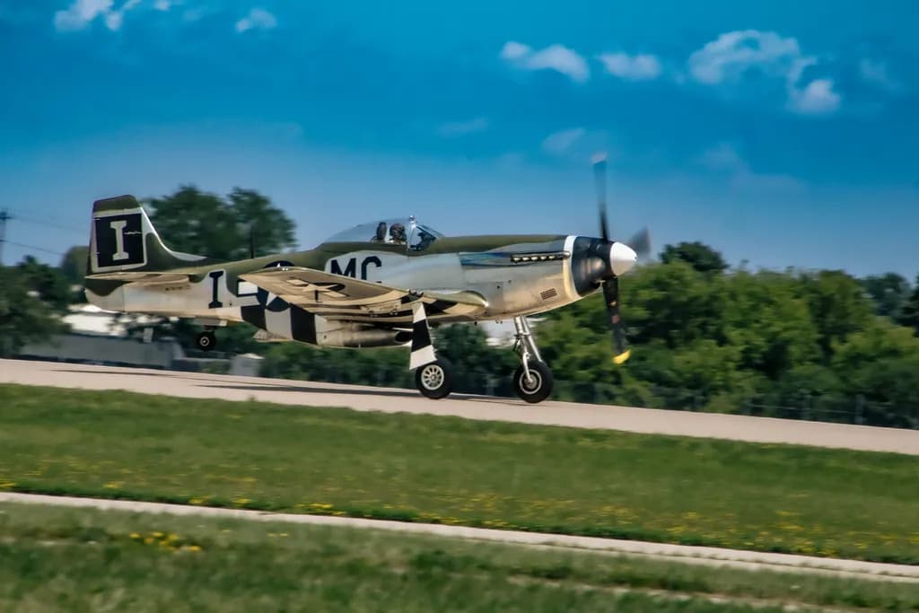 Soaring Legacy: The Timeless Elegance of a Classic Warbird in Flight