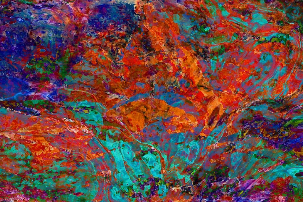 Goldfish Swirling Water