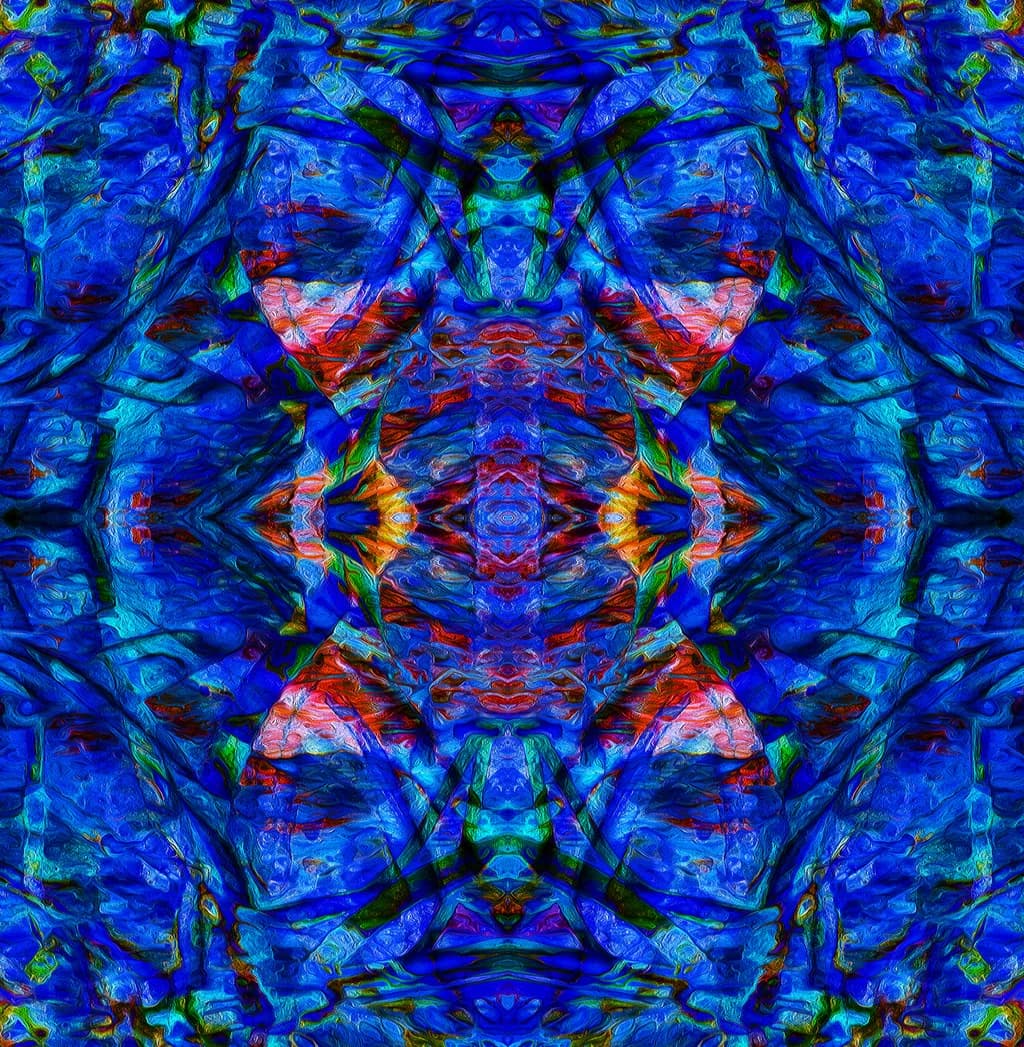 Patio Blue Mosaic
