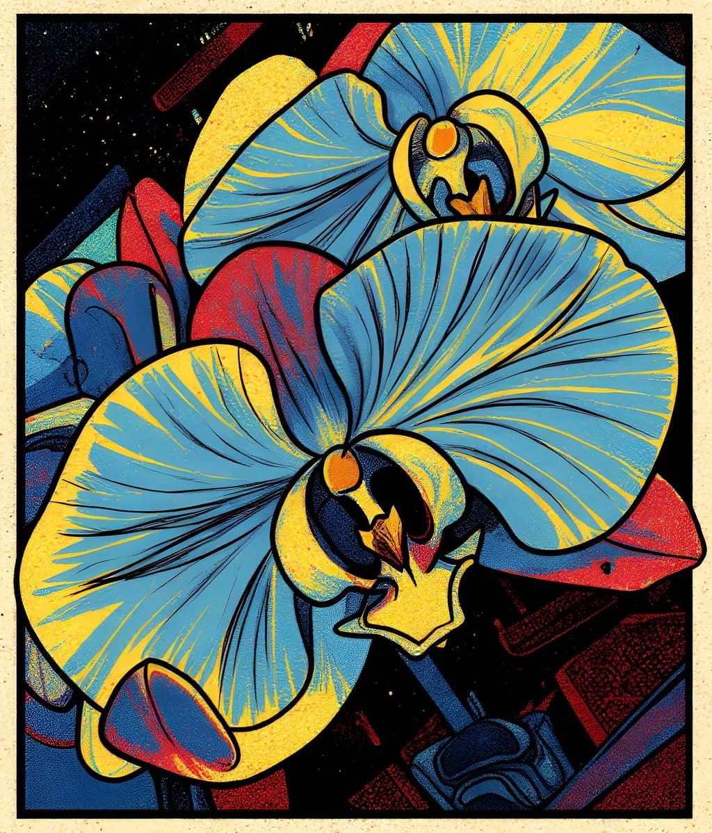 Orchid - Pop Art Remix