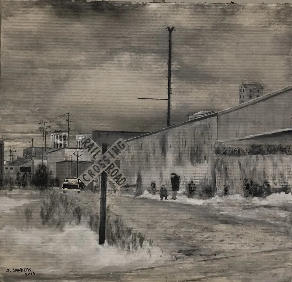 Urban Crossroads: A Journey Through Shadows and Silence