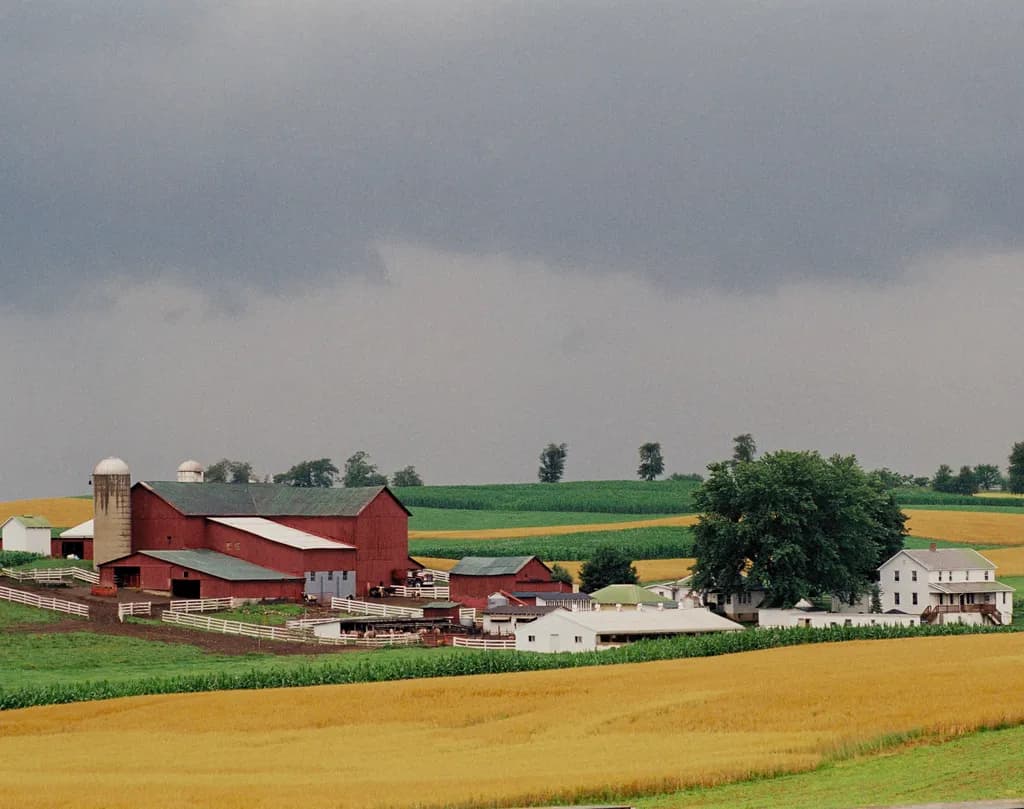 Storm Over the Farmstead