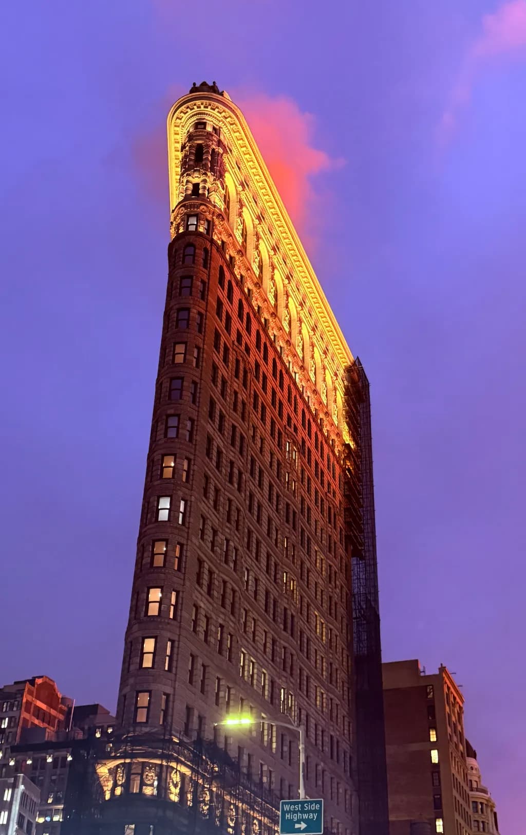 Flatiron on Fire