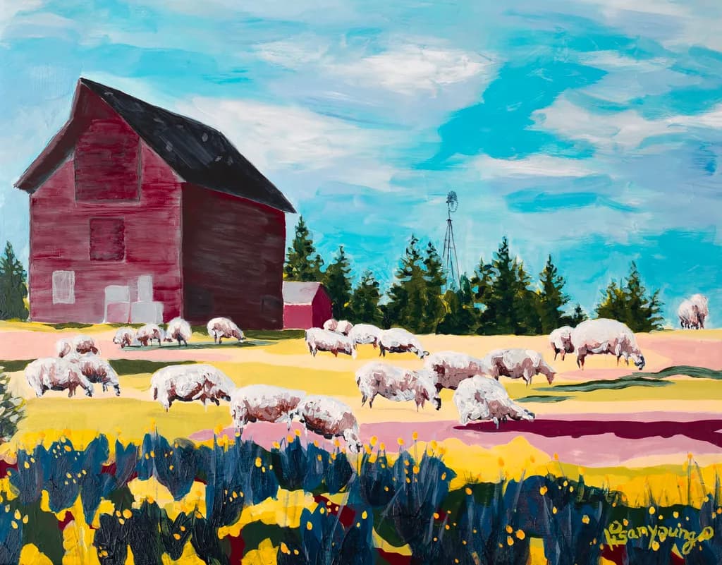 Sheep Grazing