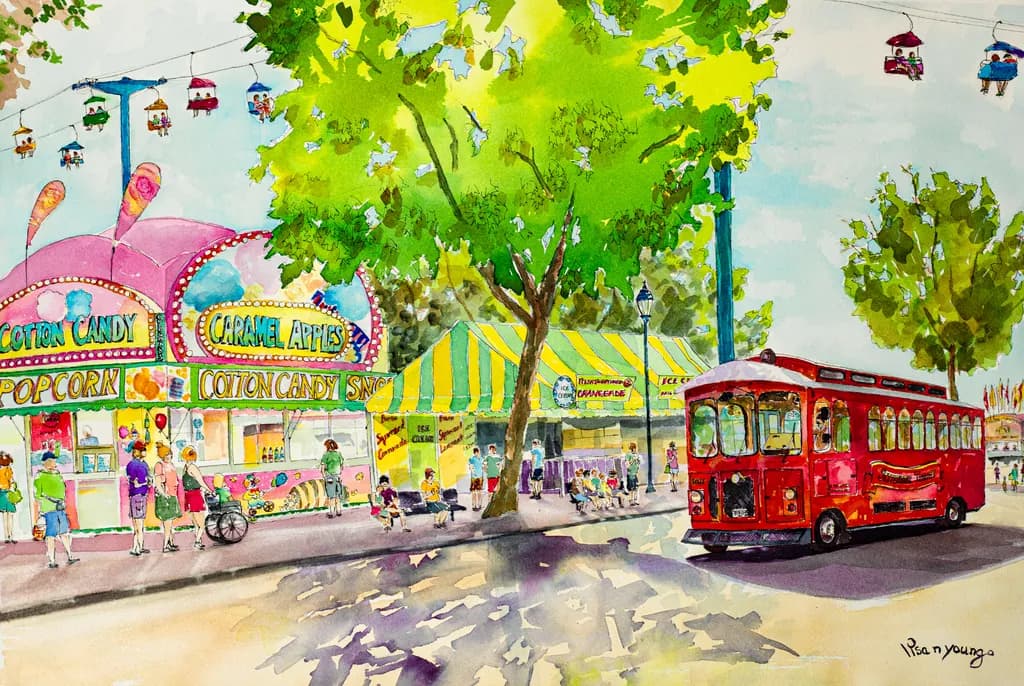 Caramel Apple Stand