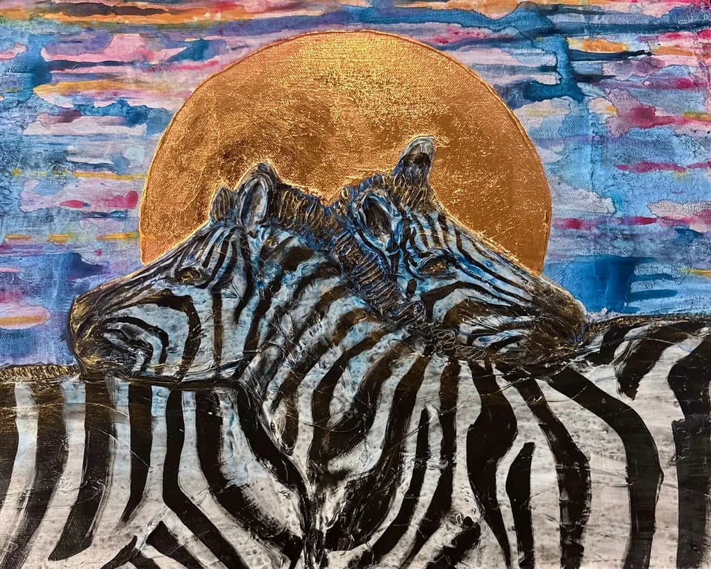 Embrace in Stripes