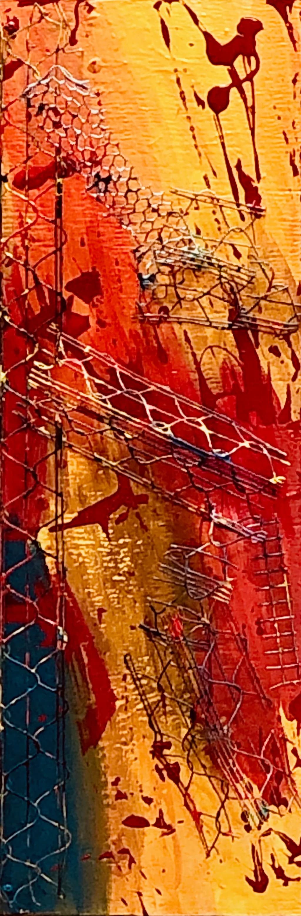 "Urban Whispers: A Dance of Color and Chaos"