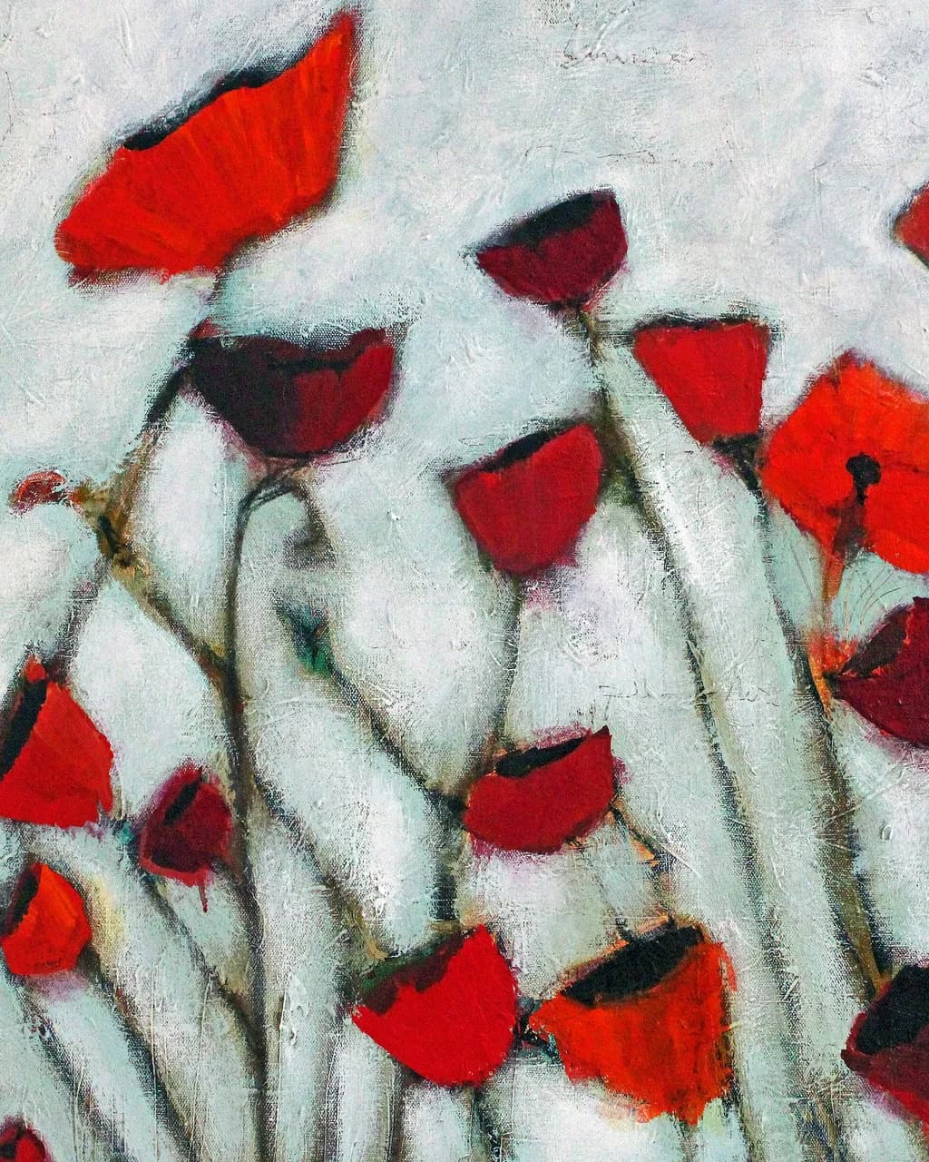 Noddin Poppies