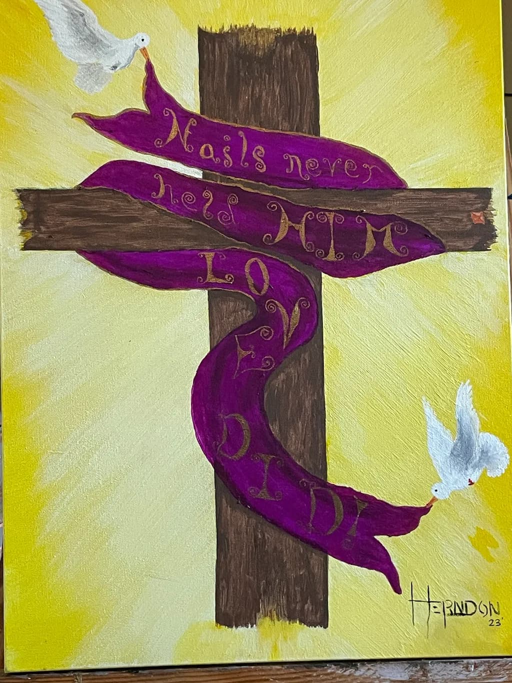 Never Laid Him Down