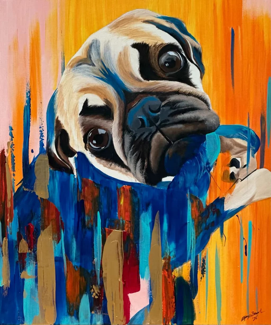 Pug Portrait