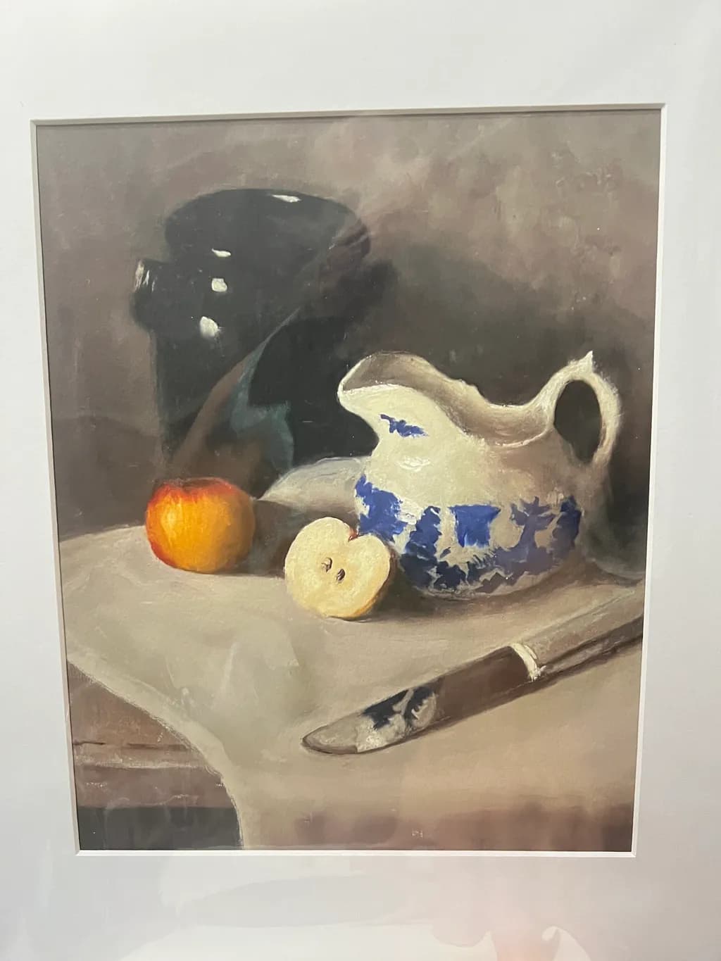 Still Life with Jug and Apple