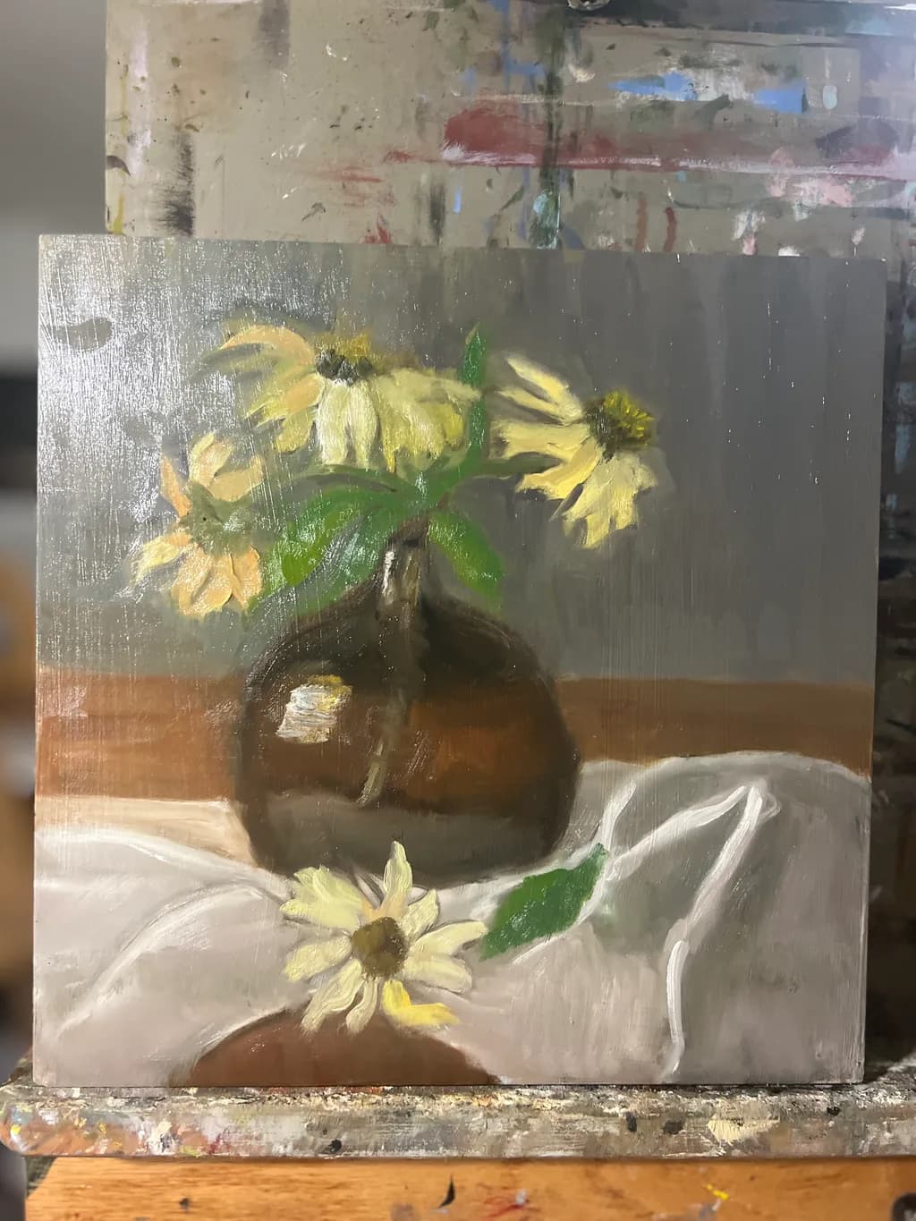 Sunflowers in Vase