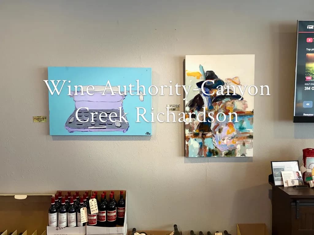 Pastel Typewriter Wine