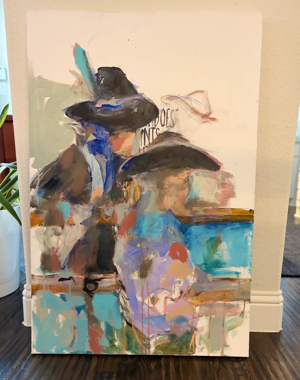 Cowboys Trying Art School