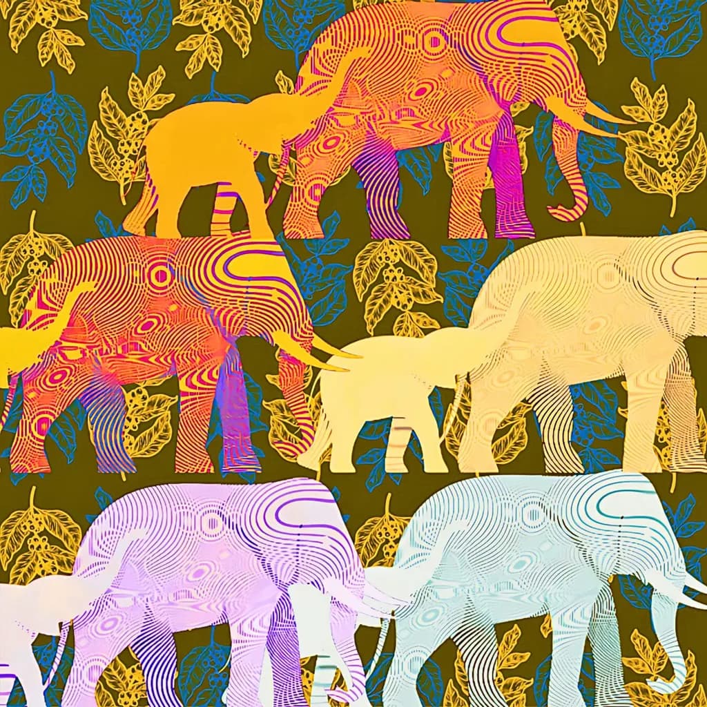 Patterned Elephants
