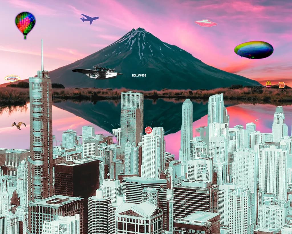 Cultural Horizons: A Surreal Journey Through Urban Landscapes and Dreamscapes