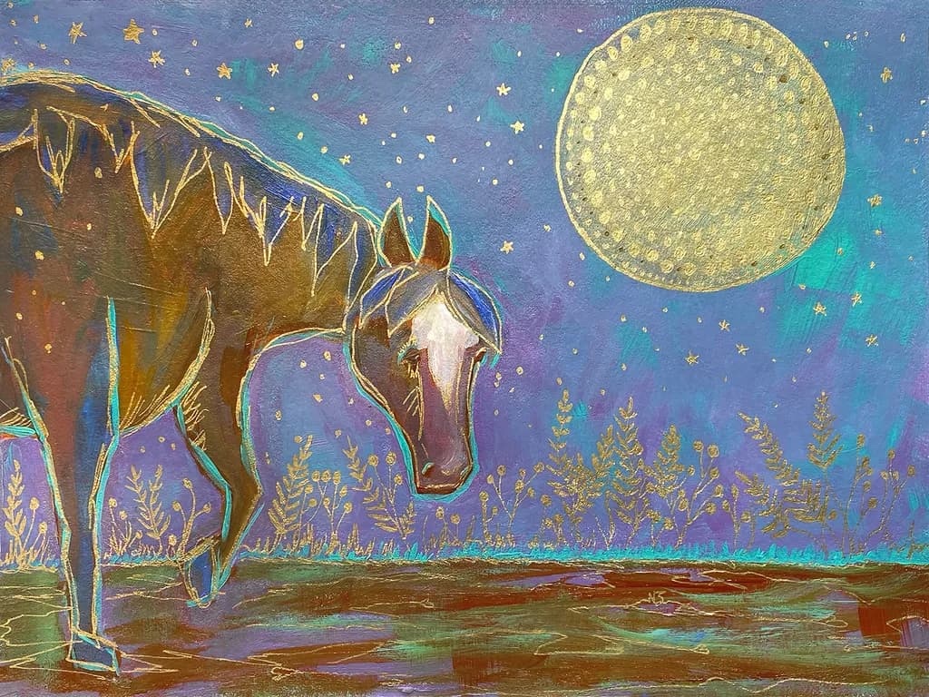 Golden Moon Stride