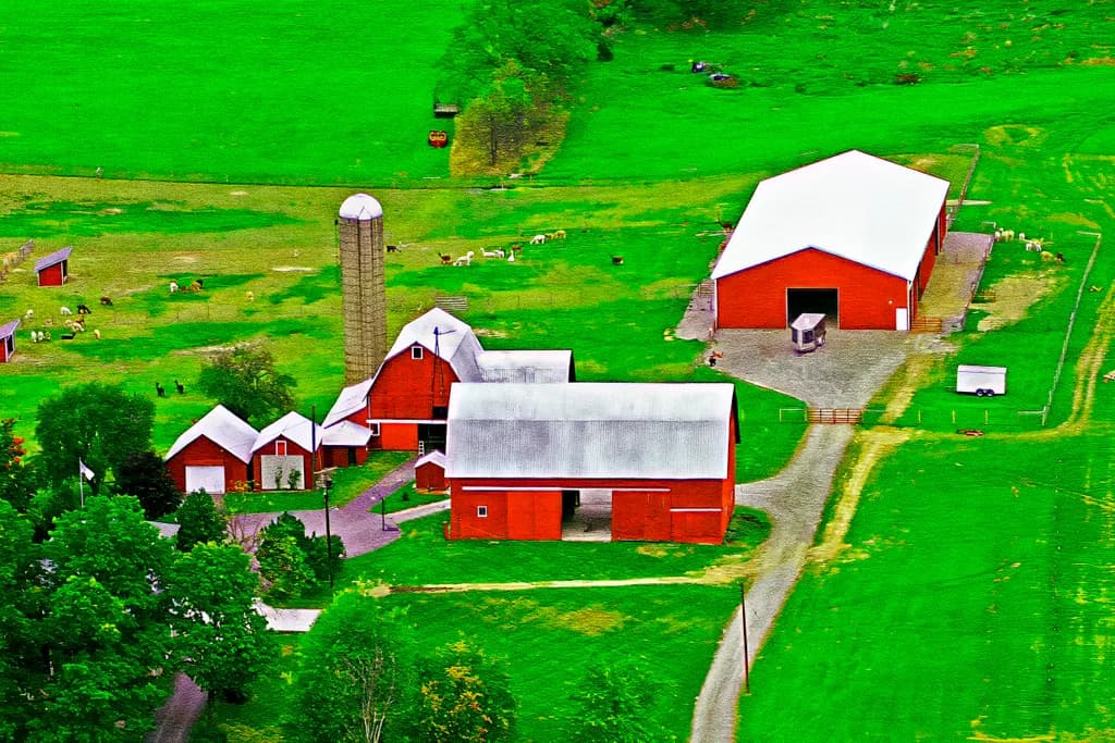 Abstract Photograph 051 Low Flight over the Countryside