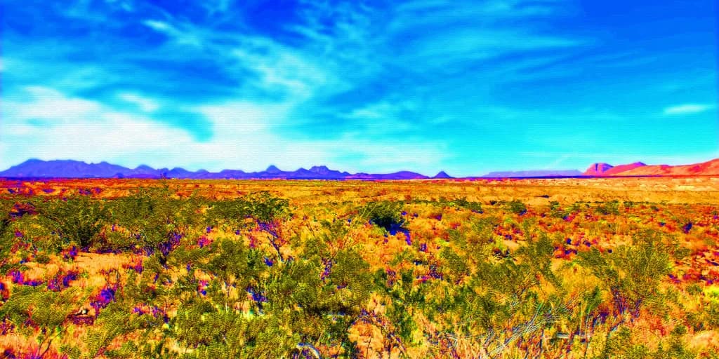 Abstract Photograph 057 The Wild Western Prairie