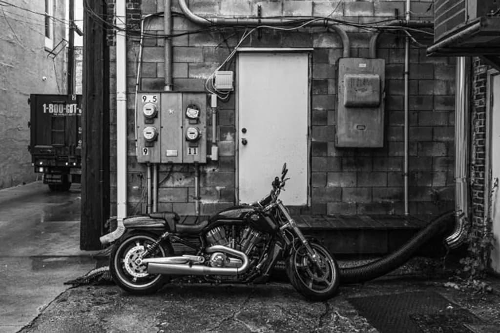 Urban Motorcycle Alley