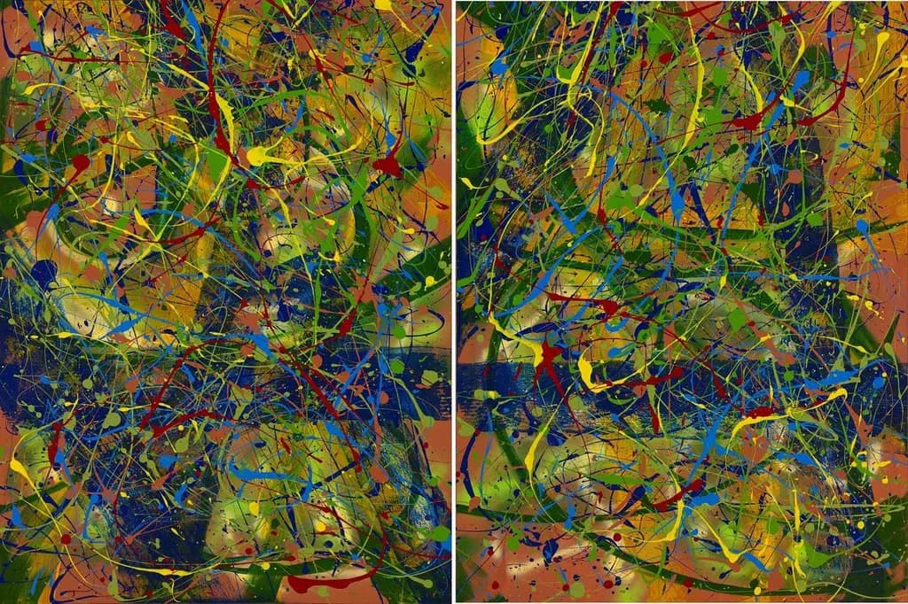 Colorful Abstract Splatter