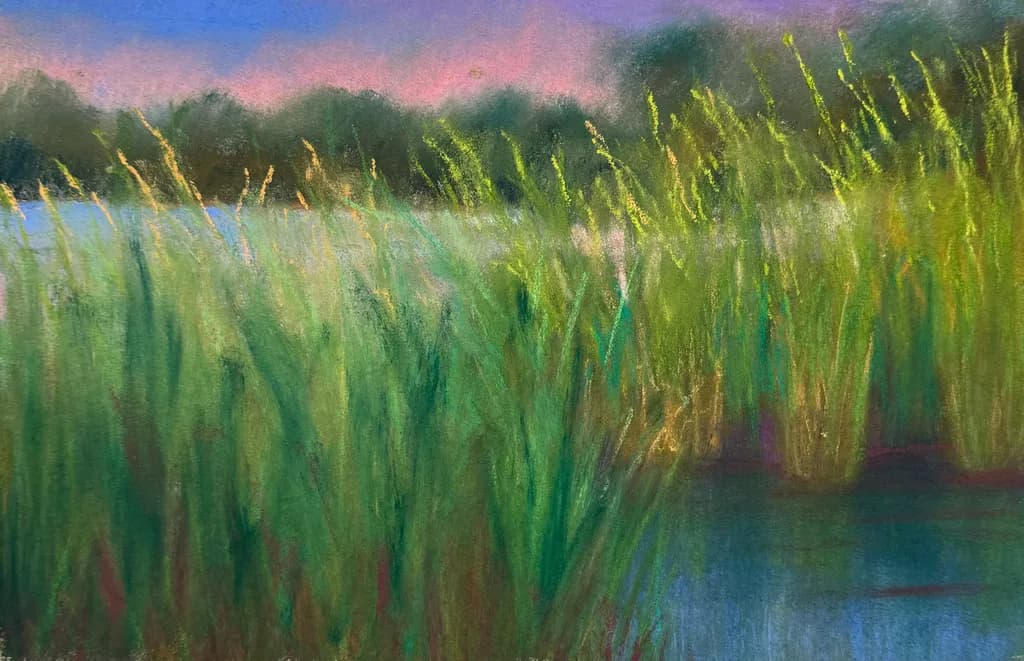Whispers of Serenity: A Vibrant Dance of Nature and Water