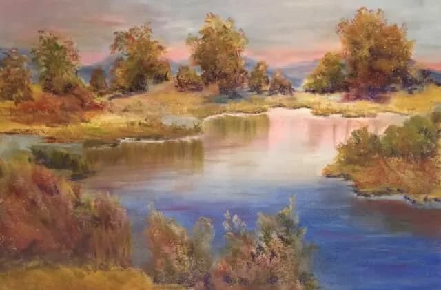 Nature's Mirror: The Peaceful Dance of Light and Water