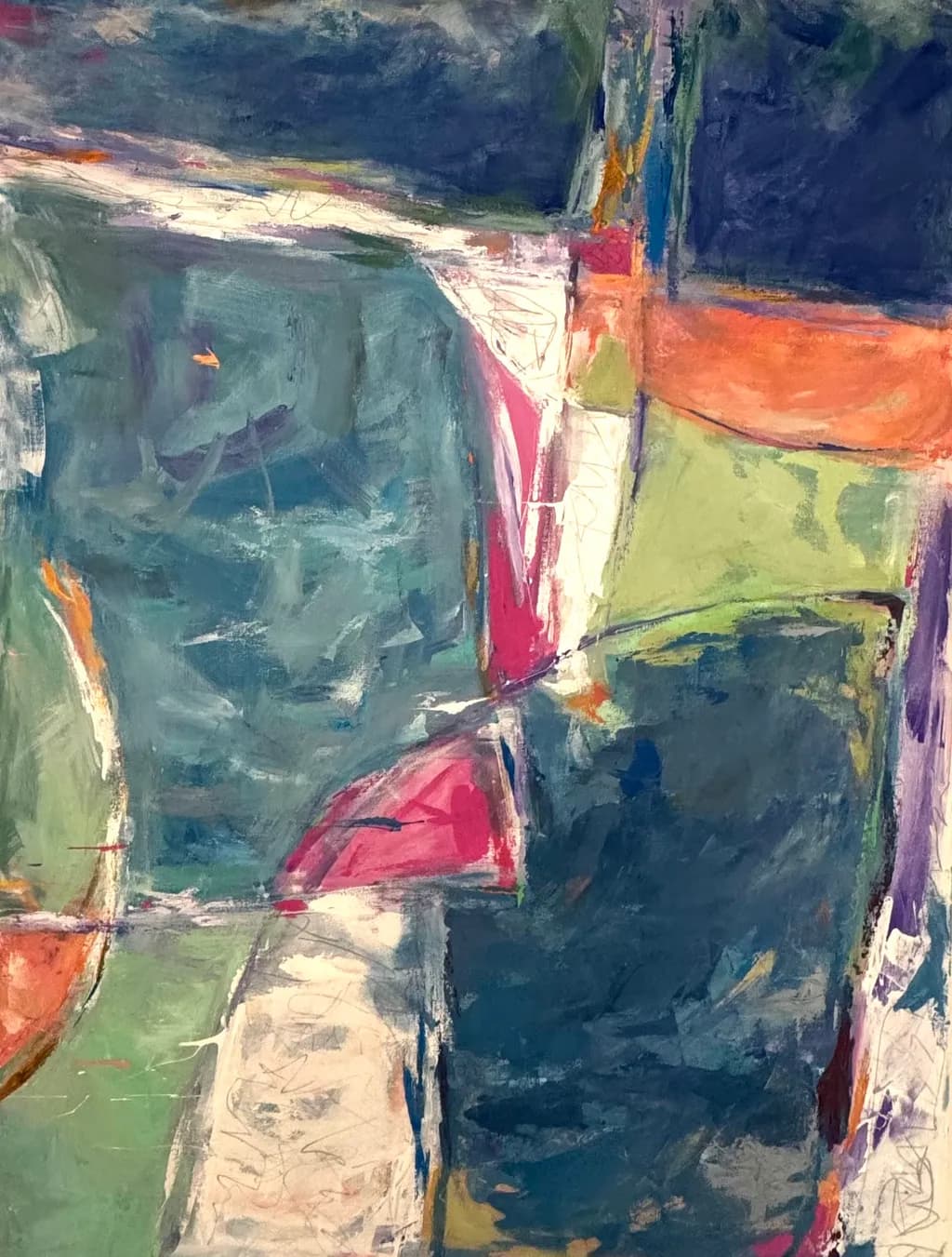 Abstract Painting Composition