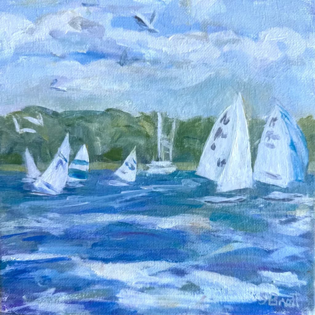 Boats and Gulls